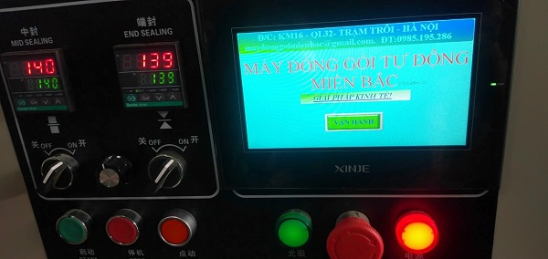 Máy đóng gói bánh khoai môn